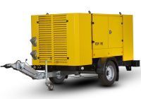 Винтовой компрессор Atmos PDP 190-14 (на шасси, фикс. высота, с тормозами)