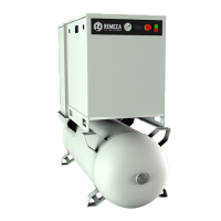 Компрессор спиральный REMEZA КС 10-10-270 M (с осушителем)