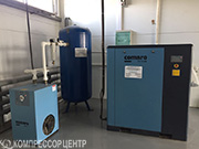 Проект - Винтовой компрессор Comaro SB 30-8 new, рефрижераторный осушитель Comaro CRD-5,1 и вертикальный ресивер Remeza РВ 900.10.11 для ООО Октябрьское