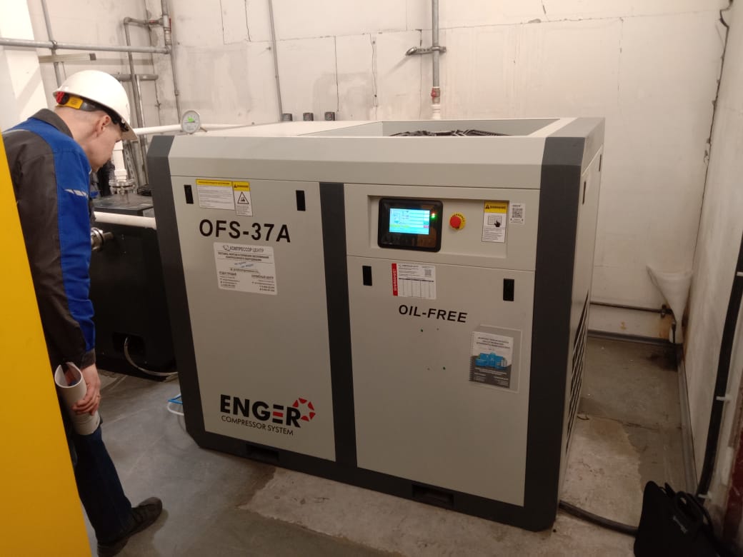 Безмасляный компрессор ТМ Enger серии OFS-37A