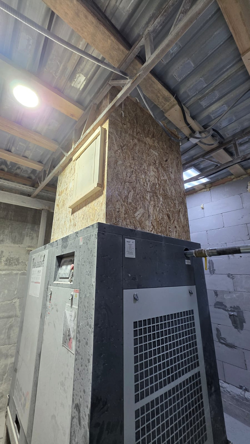 Винтовой компрессор Enger HB-55DFE 10 для АО "Искитимизвесть"